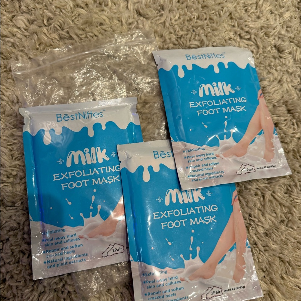 Blue Exfoliating Foot Mask